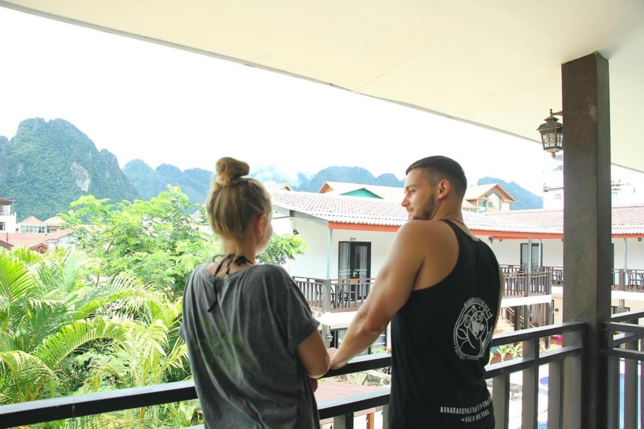 Jasmine Garden Resort Vang Vieng Buitenkant foto